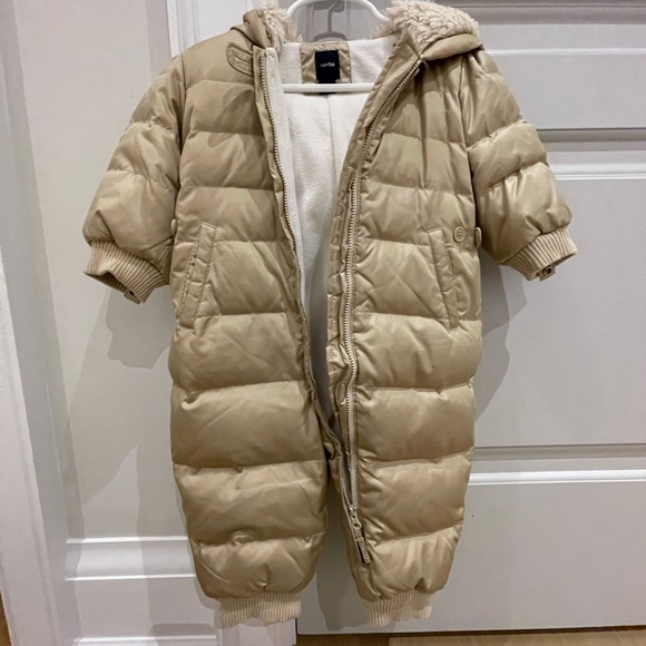 Gap Baby ColdControl Max Size 12-18 months 1 piece down snowsuit - Picture 4 of 7